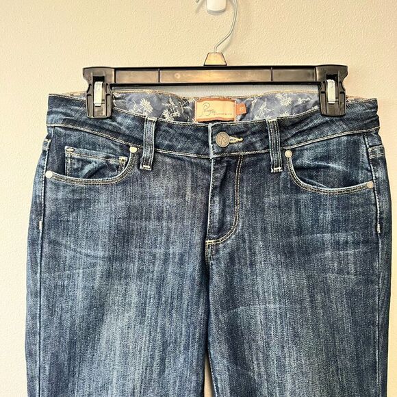 PAIGE Hollywood Hills Classic Rise Bootcut Jeans Size 27 - Picture 4 of 9